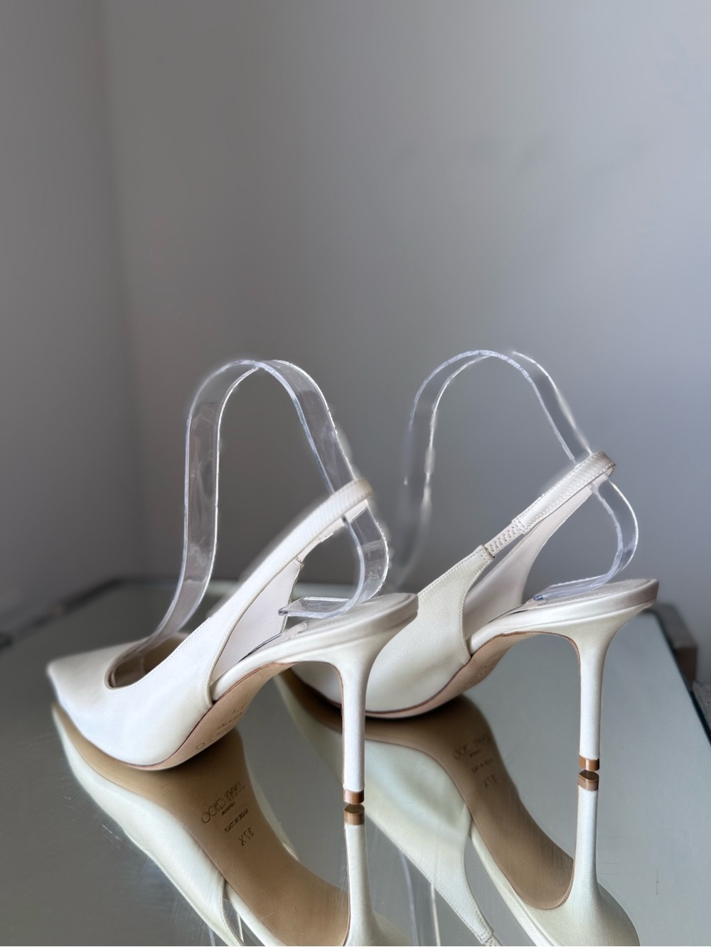 Jimmy Choo Love 85 satin slingback pumps
$850 37.5 - Picture 10 of 13